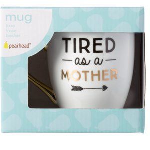 Tired As A Mother Cafe Mug (16oz)